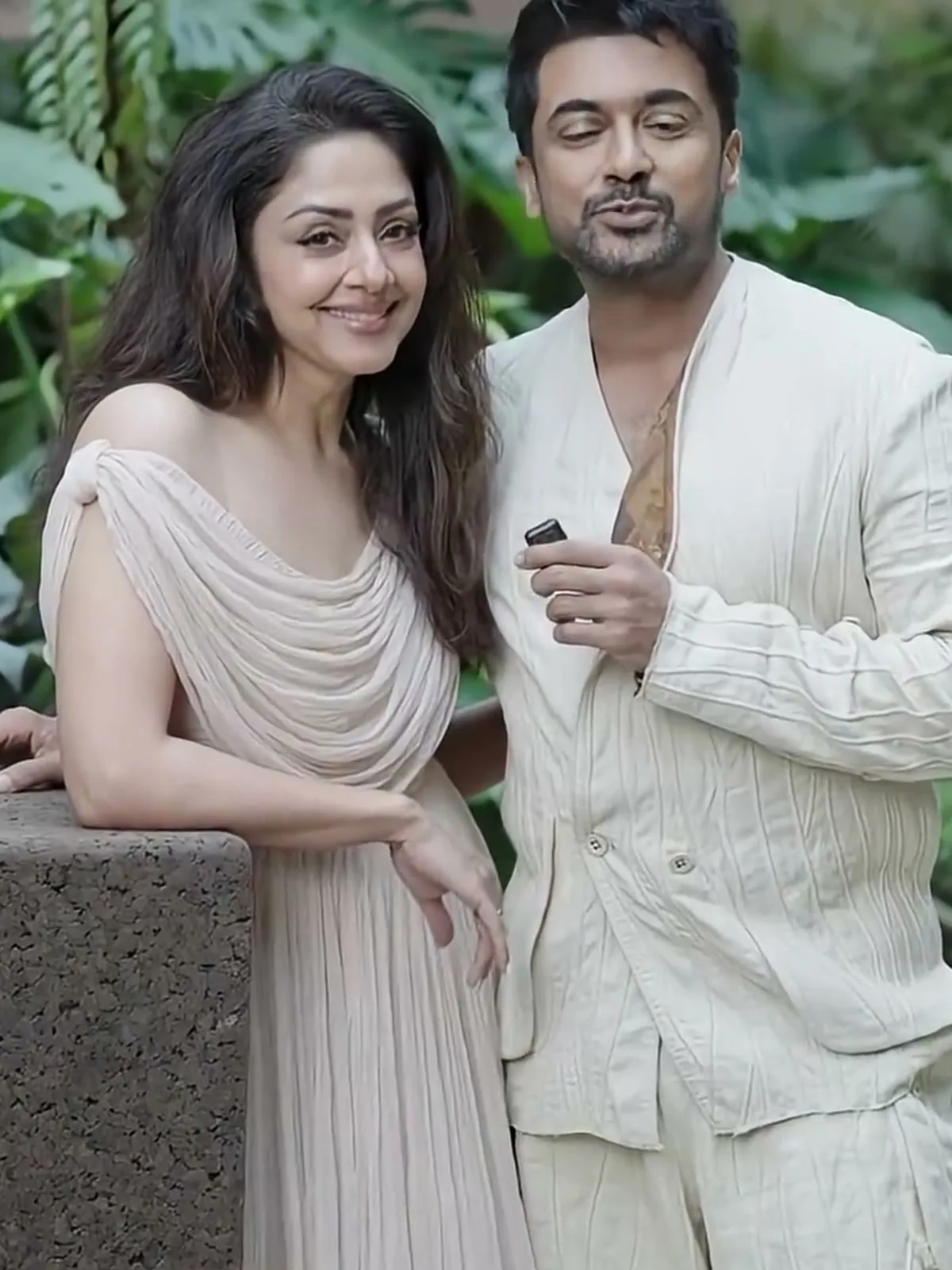 The nude draped gown from the twenty-year cover shoot — Jyothika