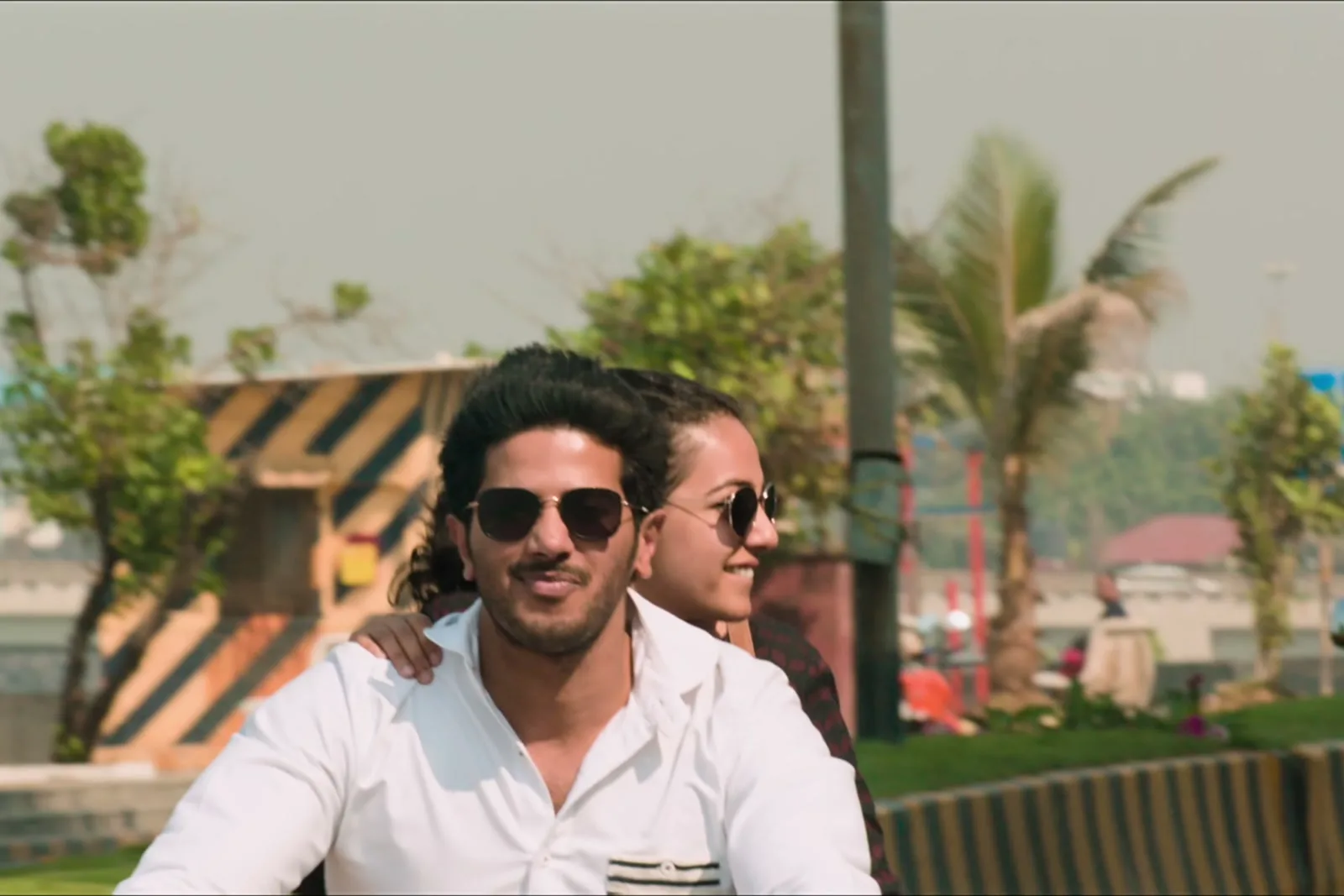 Dulquer Salmaan — The clearest daylight look at the shirt, collar to hem