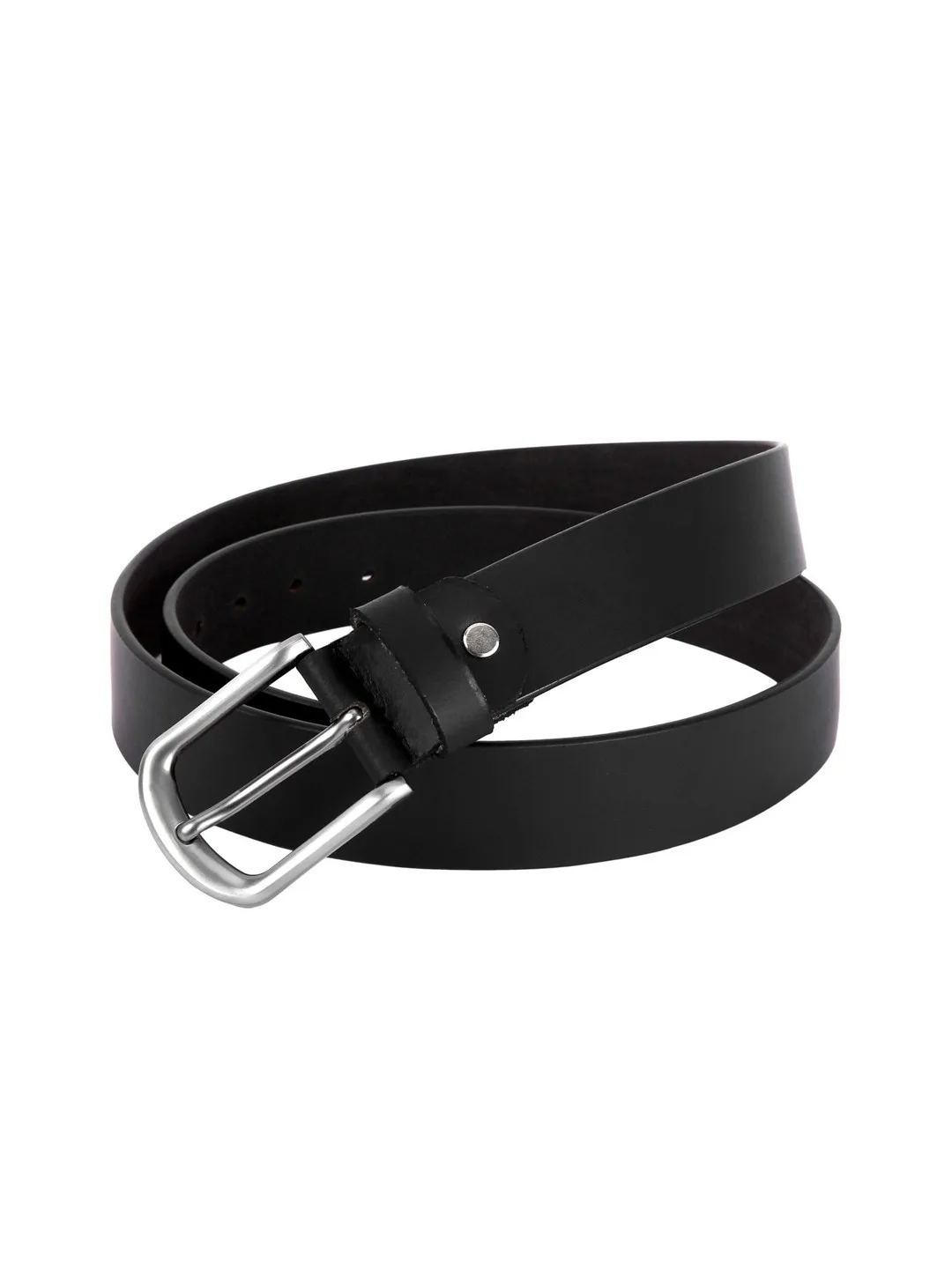 Creature Plain black leather belt