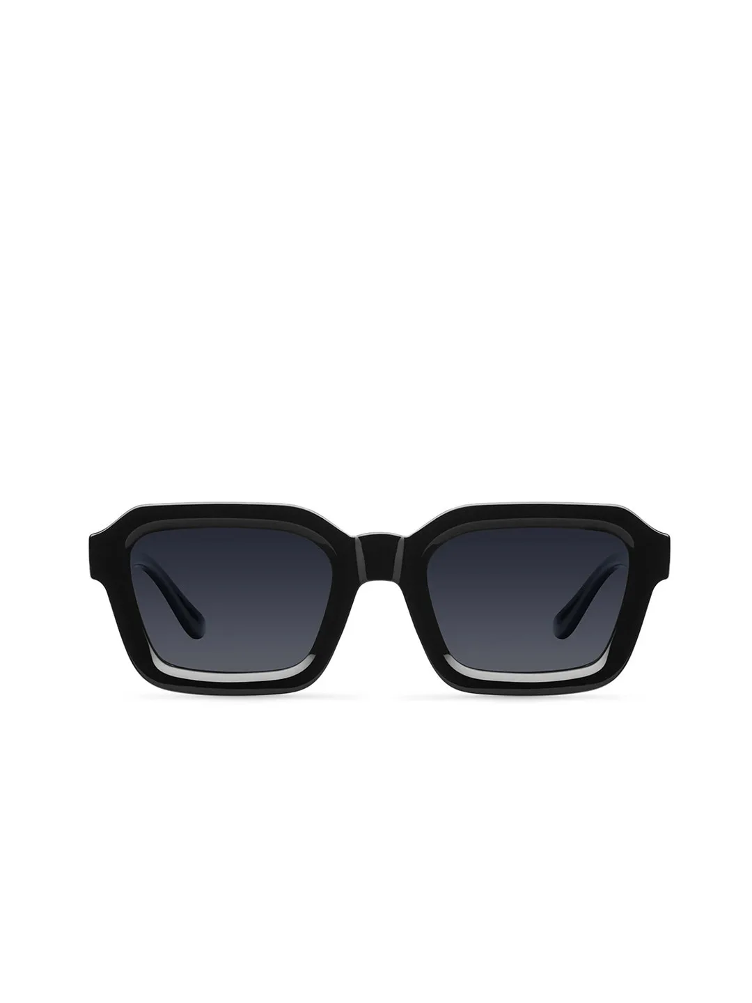 goglassic Heavy black square sunglasses