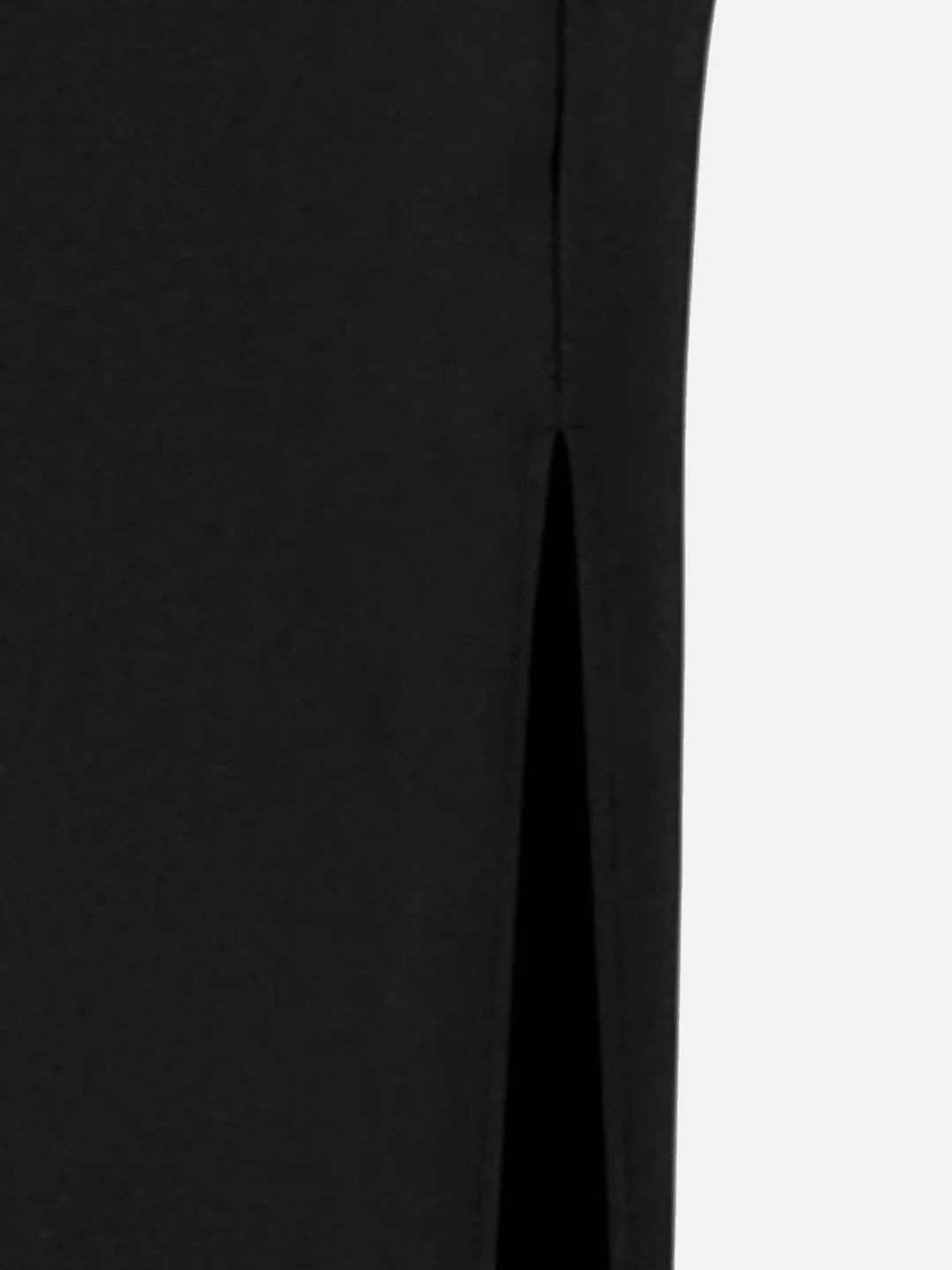Trendyol Our pick for the skirt — black straight-cut maxi