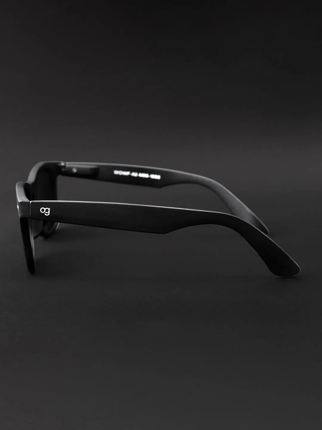 Woggles Heavy black acetate sunglasses
