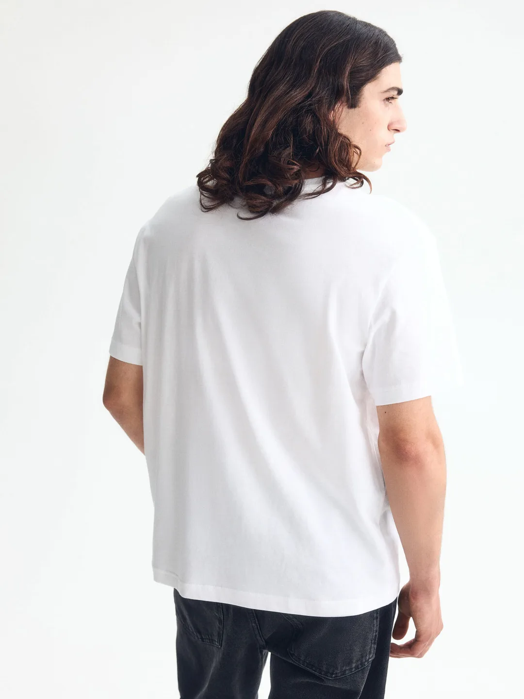 H&M Plain white crew-neck tee