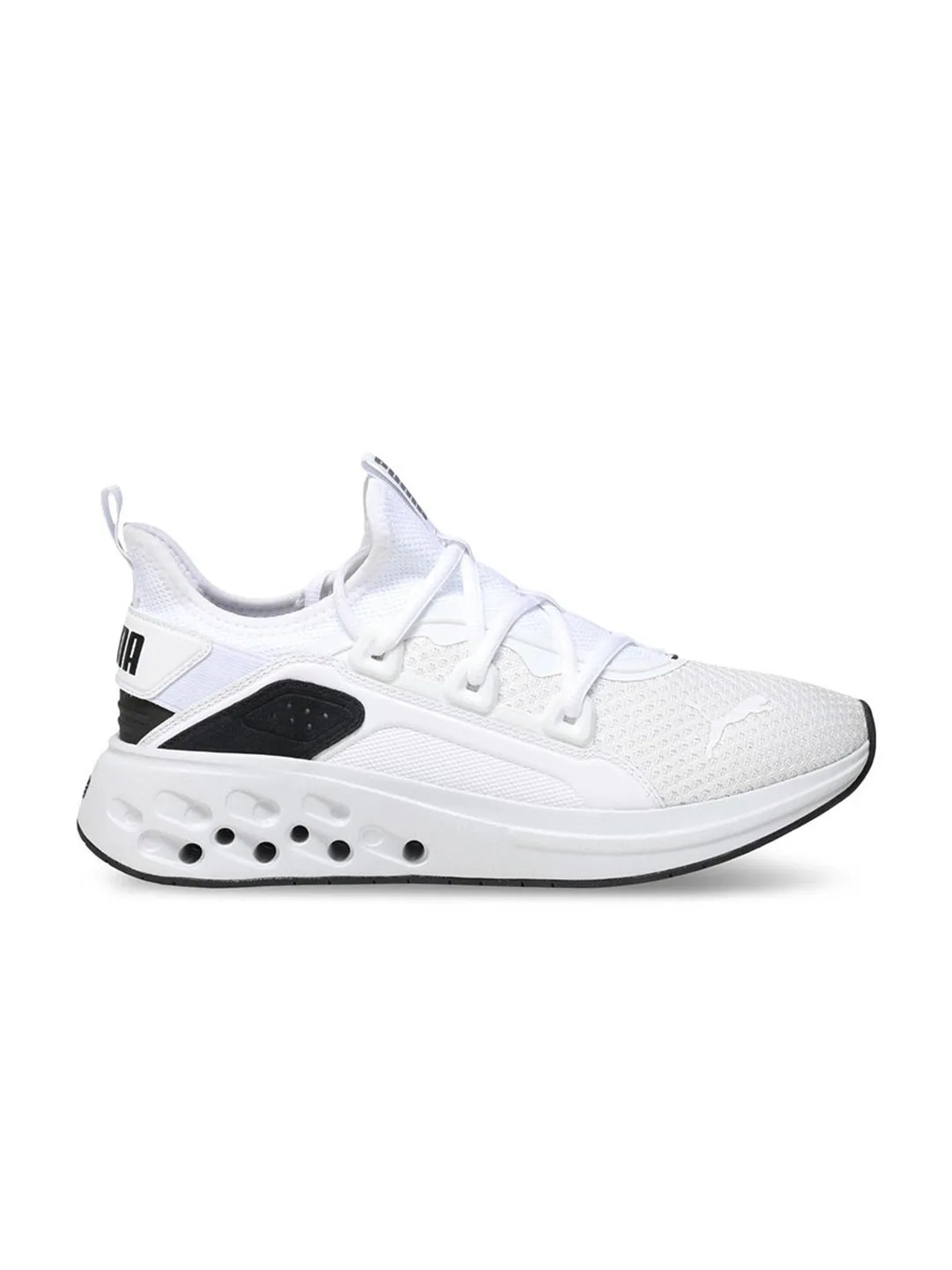 Puma White pod-sole cushioned sneakers