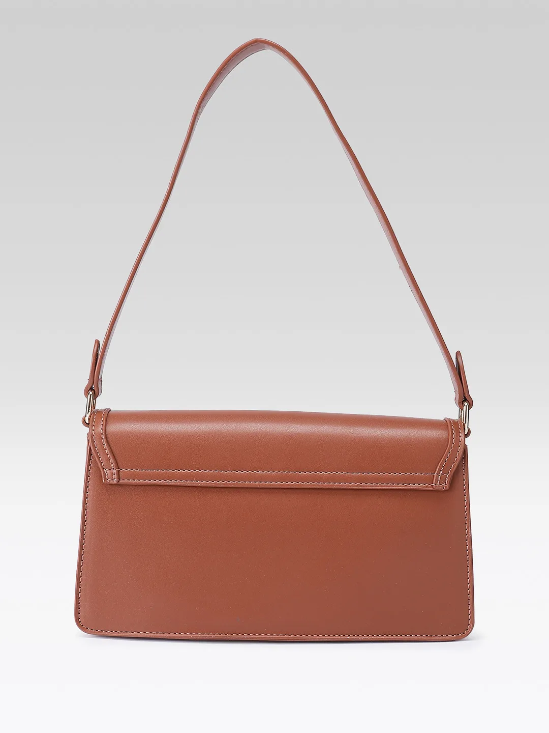 Van Heusen Tan structured shoulder bag