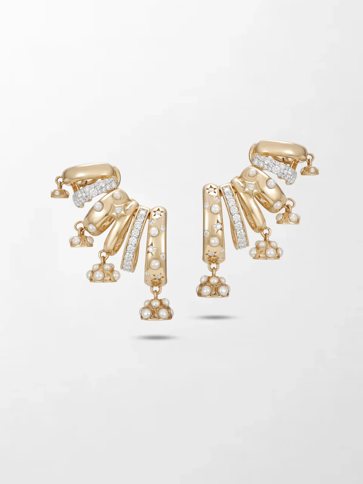 Crescent Climbers Earring