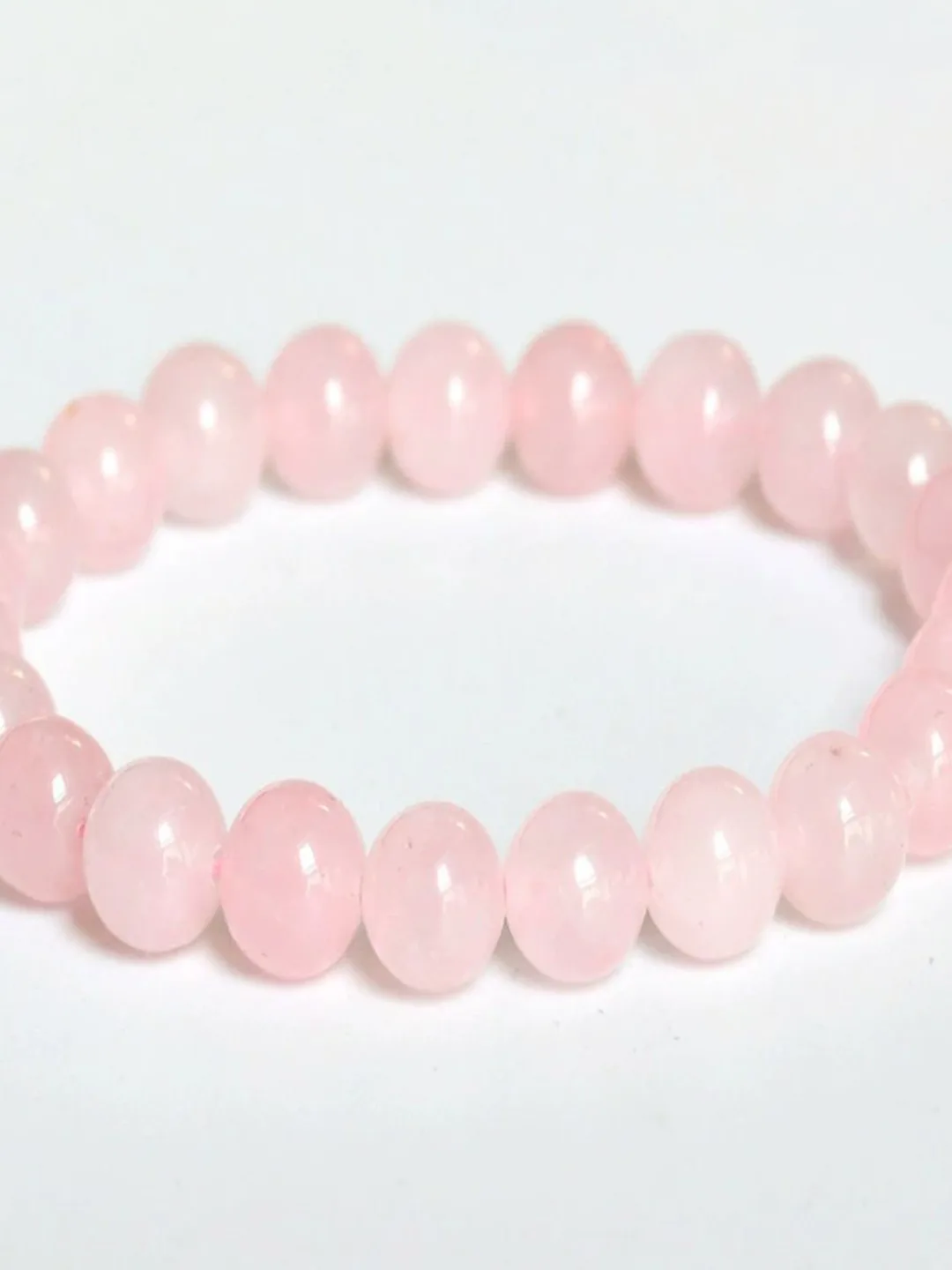 AQUASTREET Pale pink beaded bracelet (upper band)