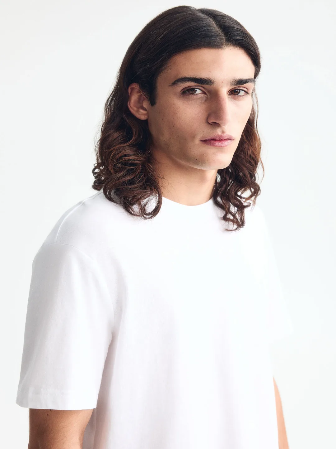 H&M Plain white crew-neck tee