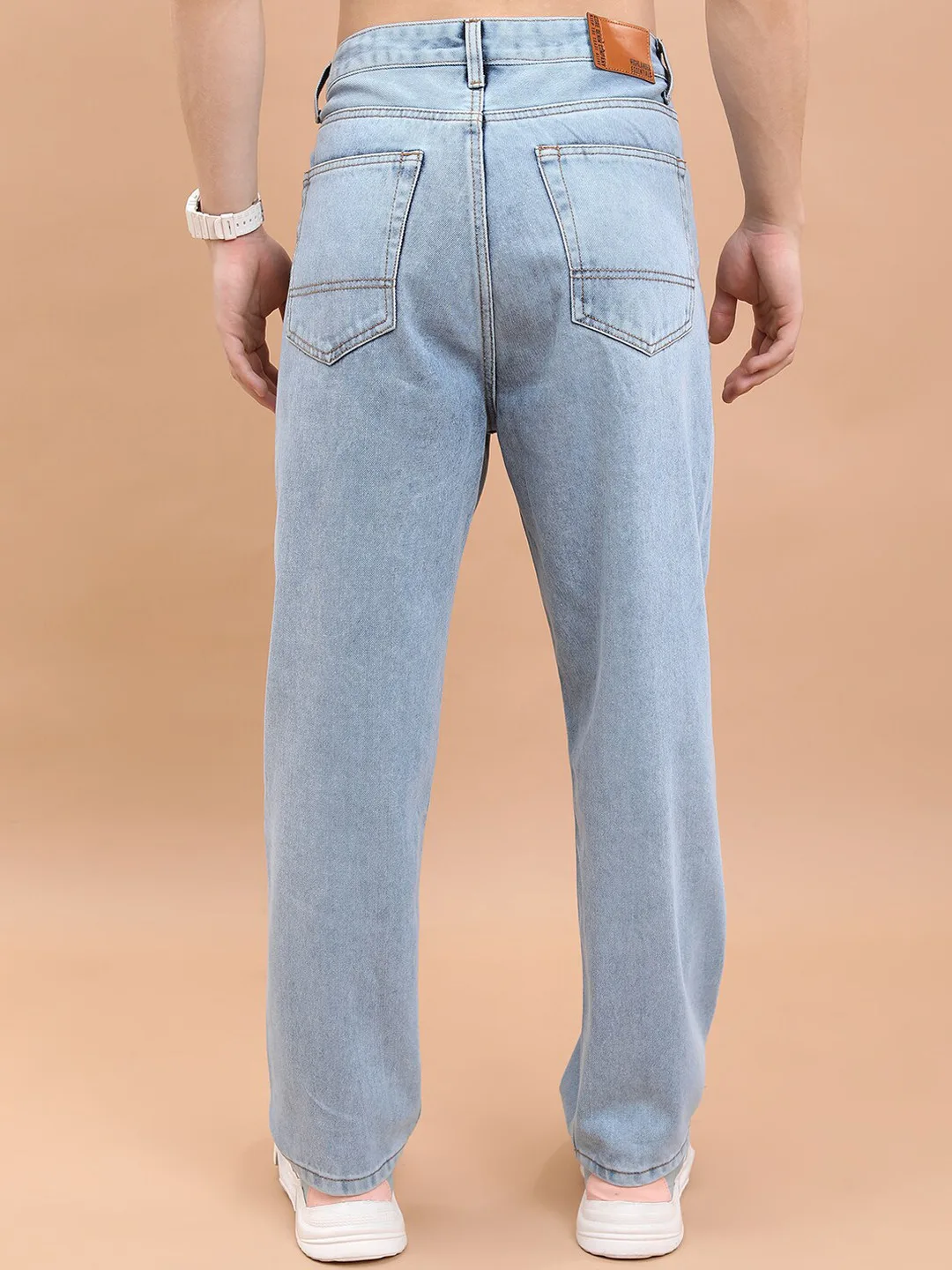 HIGHLANDER Light blue relaxed-fit jeans
