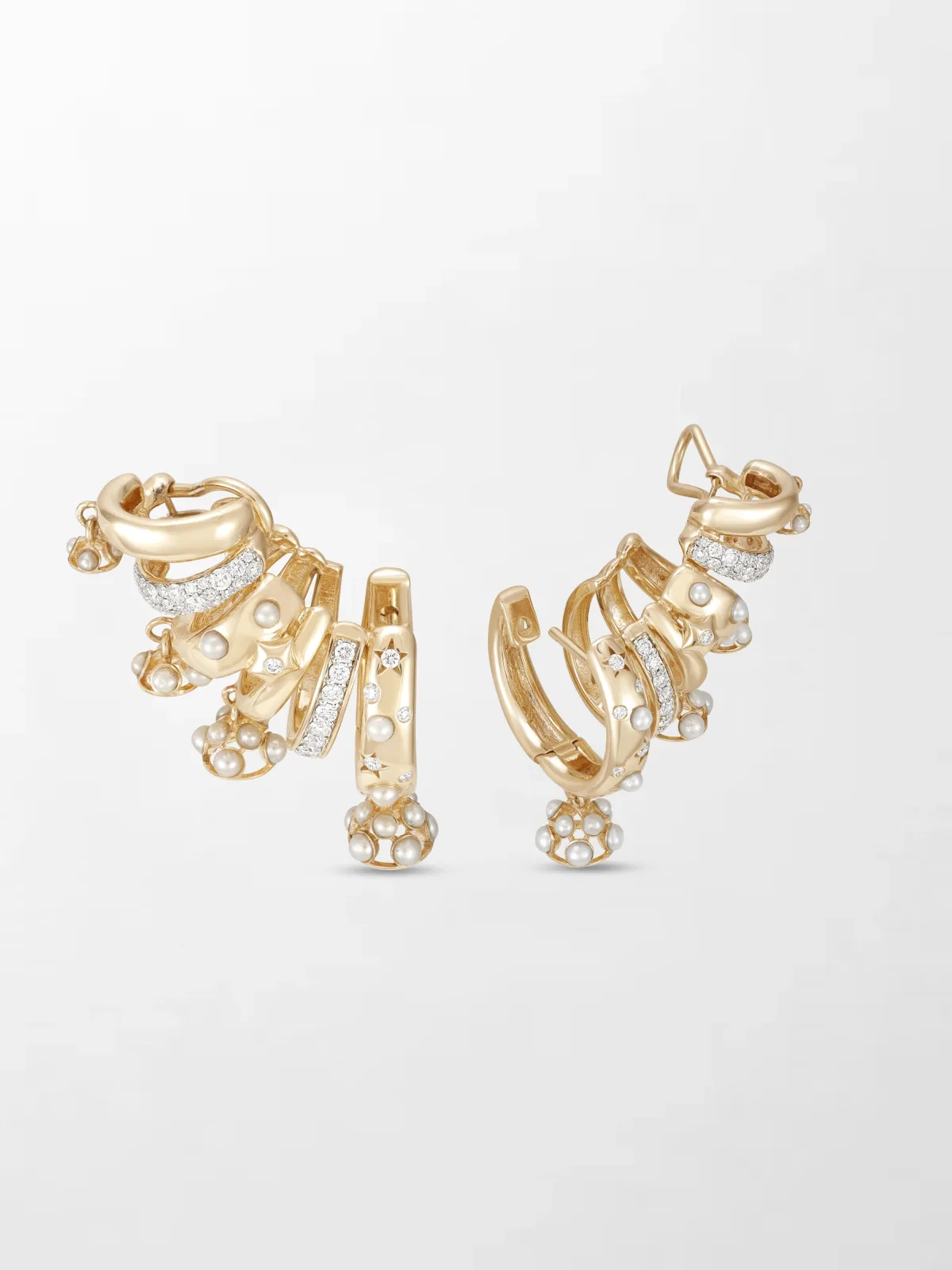 Tamannaah Fine Jewellery Crescent Climbers Earring
