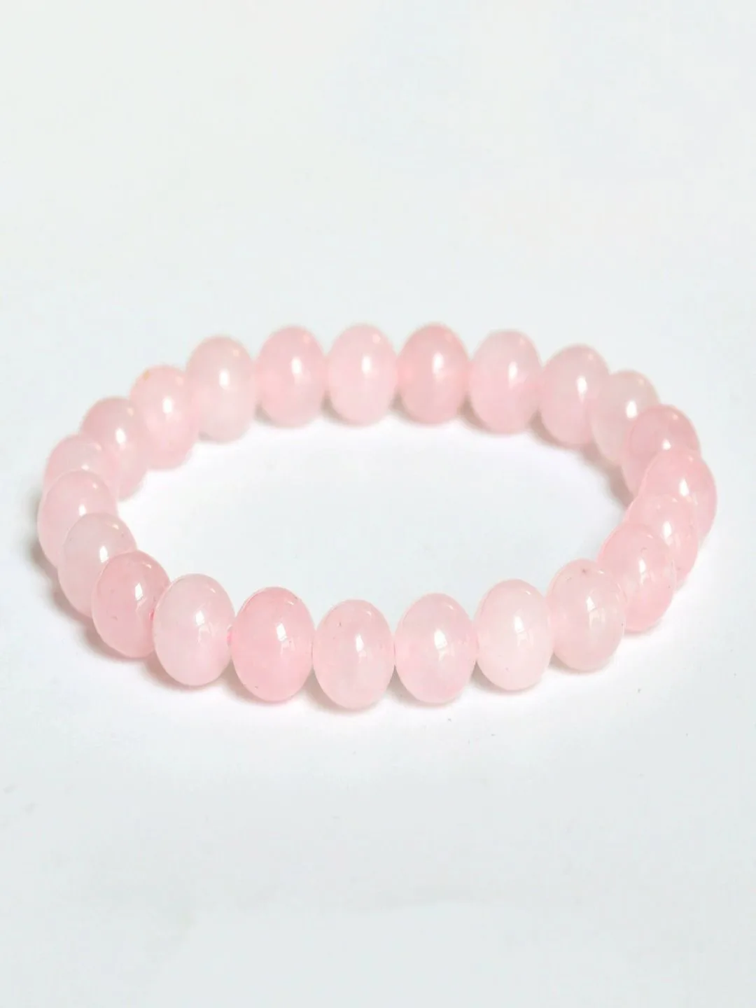 AQUASTREET Pale pink beaded bracelet (upper band)