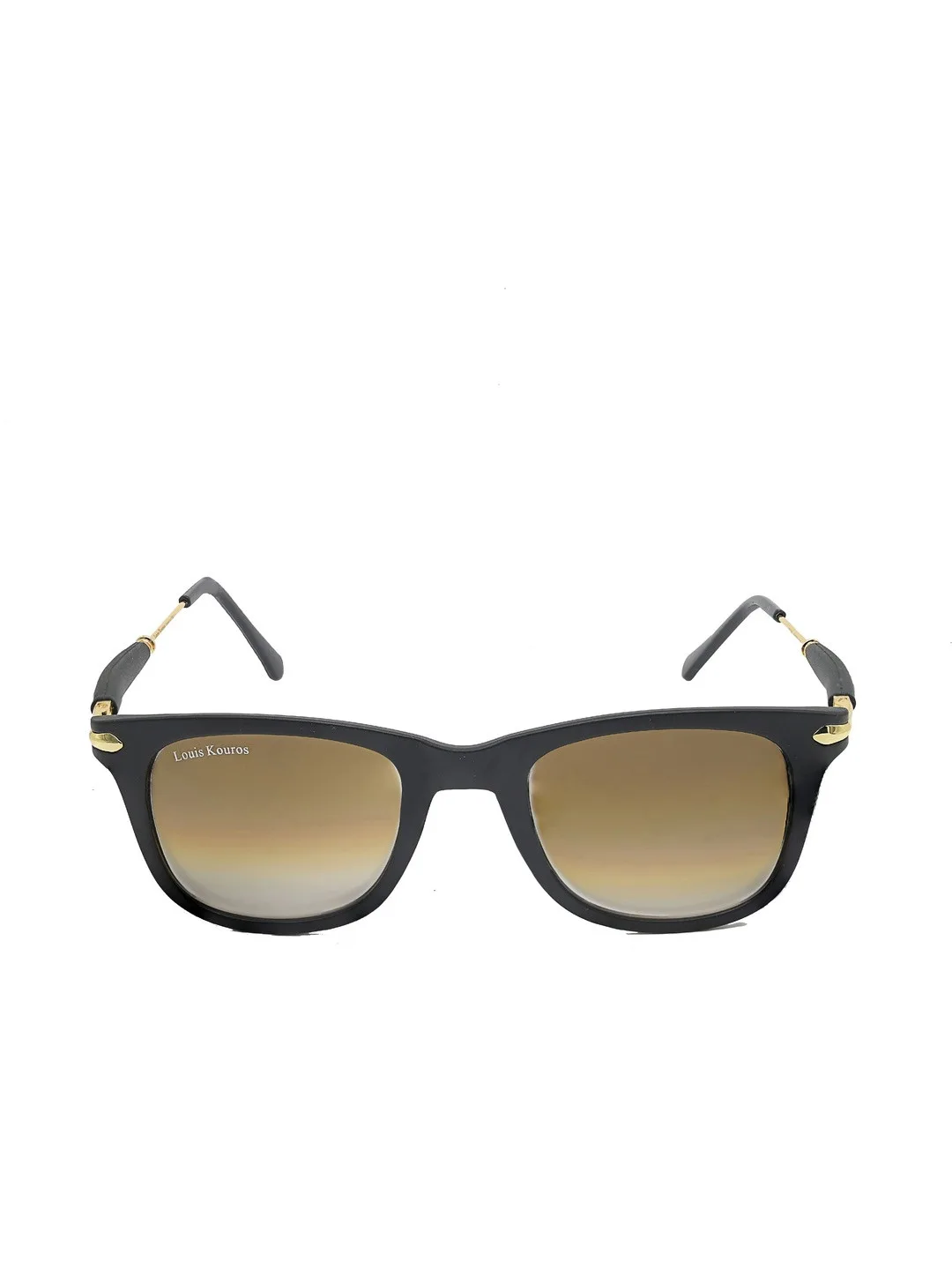 Louis Kouros Brown gradient-lens square sunglasses